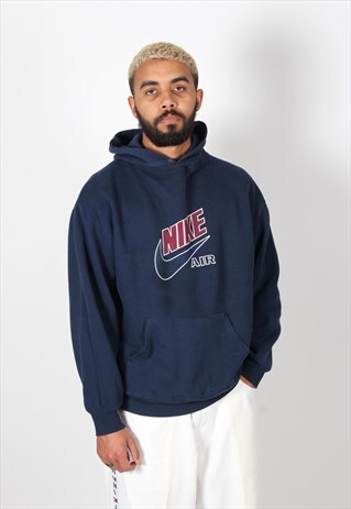 VINTAGE NIKE AIR HOODIE BLUE