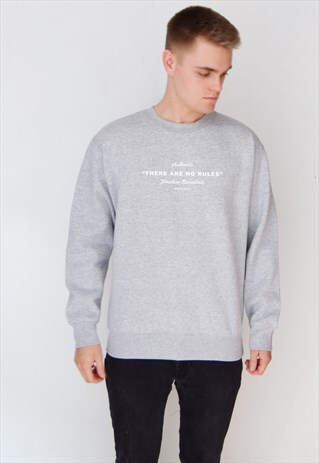 GREY TIMELESS (WHITE) SWEATSHIRT
