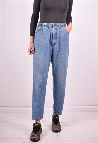 LEE WOMENS VINTAGE JEANS W30 L27 BLUE 90'S