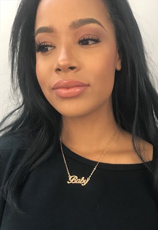 THE BABY ROSE GOLD PLATED PENDANT NECKLACE