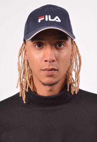 VINTAGE FILA CAP NAVY BLUE