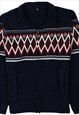 Vintage 90's Coola Jumper / Sweater Knitted Full Zip Up