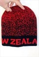 Vintage New Zealand Beanie Knit Hat Hiking Souvenir Unisex 