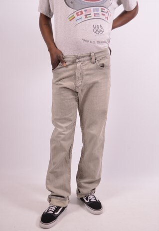LEVI'S MENS VINTAGE JEANS W36 L32 GREY 90S