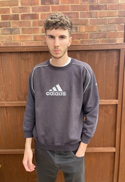 Adidas spellout embroiderd logo sweatshirt
