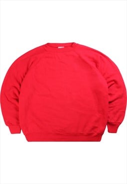 Vintage 90's Hanes Sweatshirt Plain Heavyweight Crewneck