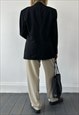 CHRISTIAN DIOR BLAZER VINTAGE 90S TUXEDO WOOL BLACK JACKET