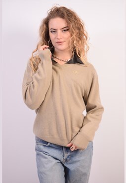 Vintage Kappa Jumper Sweater Khaki