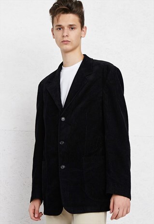 VINTAGE BLACK BATISTINI BLAZER JACKET