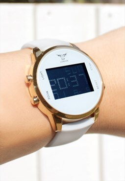 XL Gold LCD Watch