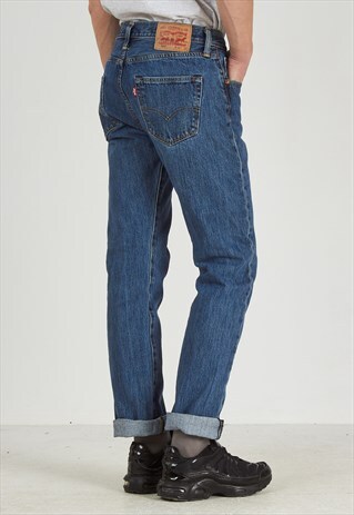VINTAGE BLUE LEVI'S 501 FIT DENIM JEANS