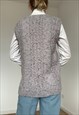 VINTAGE WOOL GREY GILET