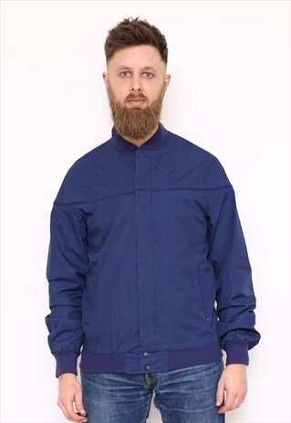 VINTAGE COLLARLESS HARRINGTON JACKET