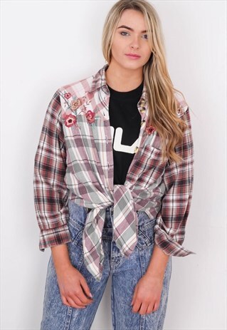 VINTAGE DETAILED FLANNEL SHIRT CVFS100