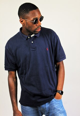 RETRO / 90'S / RALPH LAUREN / BLUE POLO