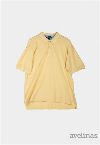 VINTAGE 80S TOMMY HILFIGER POLO T-SHIRT / 3176