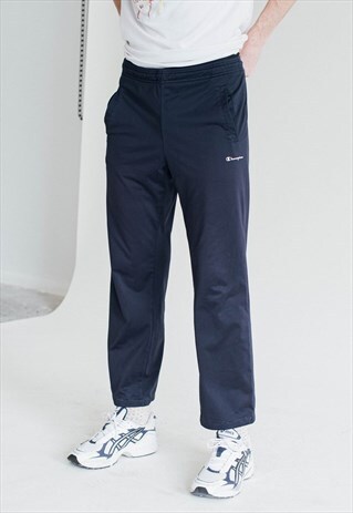 VINTAGE Y2K SKATER RELAXED BLUE JOGGERS MEN XL