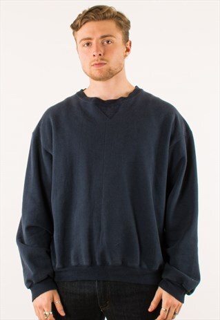 VINTAGE 90S BLUE CHAMPION CREWNECK SWEATSHIRT
