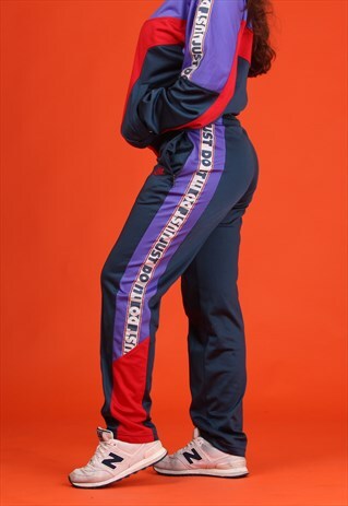 PURPLE/RED/GREEN TAPED TRACKSUIT BOTTOMS- FULL SET AVAILABLE