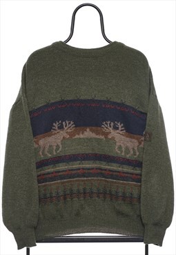 Vintage Arctic Circle Khaki Jumper Mens