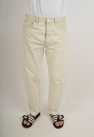 VINTAGE LEVI'S 501 JEANS W34 L30 90'S (1946)