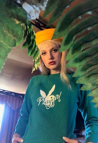 1970S GREEN PLAYGIRL SWEATSHIRT
