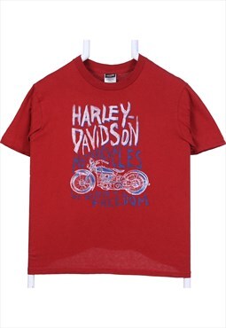 Harley Davidson 90's Back Print Short Sleeve Crewneck T Shir