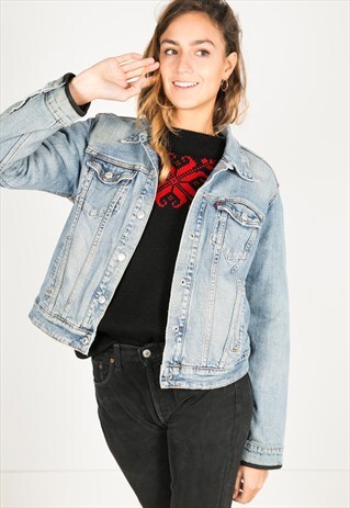 VINTAGE 80S LEVI'S DENIM JACKET / R0974