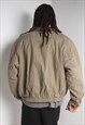 VINTAGE CAMAL CIGARETTES BOMBER JACKET BEIGE