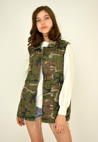 VINTAGE CAMO GILET