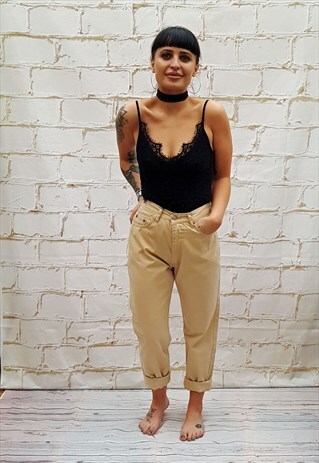 VINTAGE LEVI 501 BEIGE JEANS
