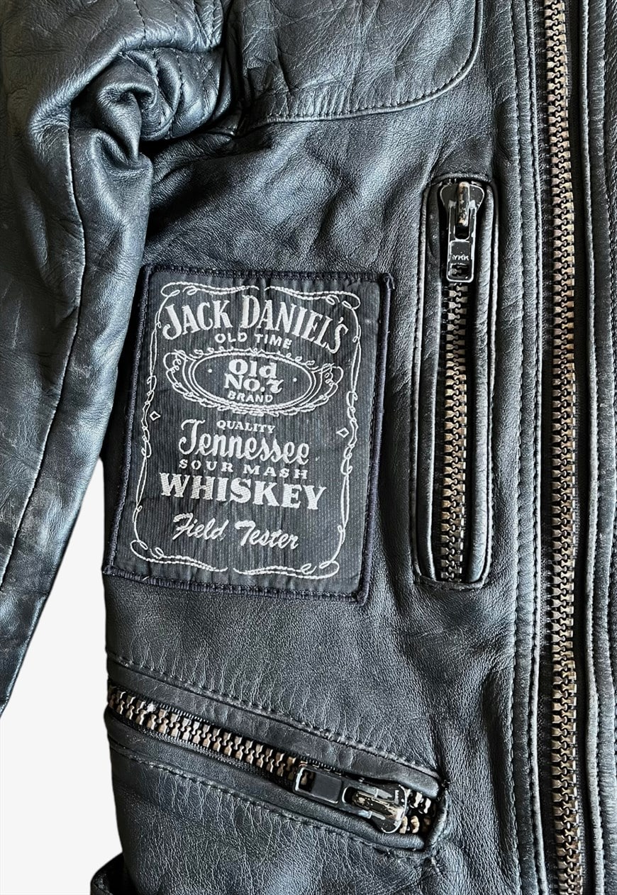 Jack daniels leather clearance jacket