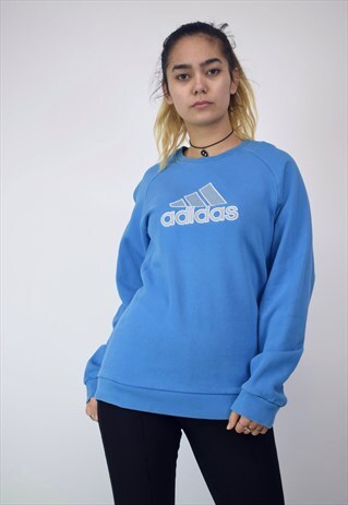 VINTAGE 90'S BLUE ADIDAS SWEATSHIRT