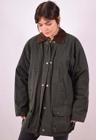 WOMENS VINTAGE JACKET LARGE GREEN 90S