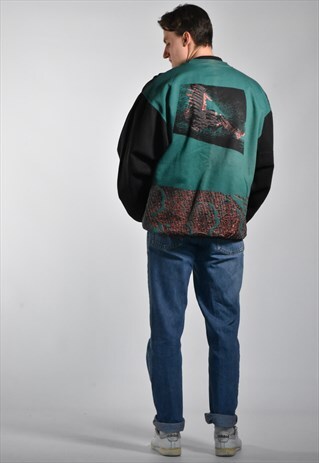 VINTAGE EARLY 1980S GOTCHA SURFWEAR SWEATSHIRT