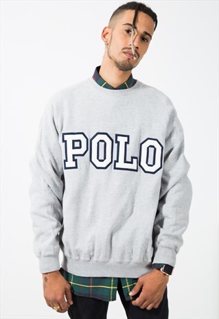 VINTAGE 90'S POLO RALPH LAUREN SWEATSHIRT / S2084