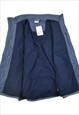 VINTAGE COLUMBIA PUFFER GILET VEST WATERPROOF BLUE SMALL