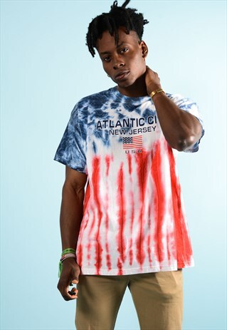 ATLANTA CITY USA TIE DYE T-SHIRT