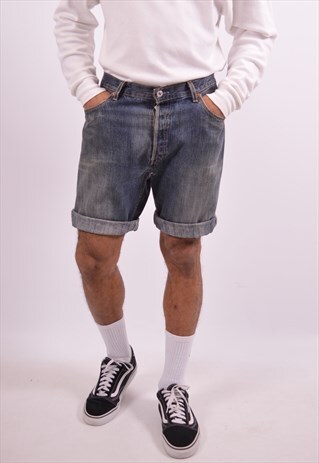VINTAGE LEVI'S 501 DENIM SHORTS BLUE