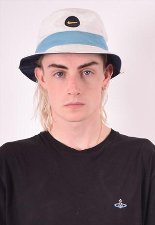 NIKE MENS VINTAGE HAT ONE SIZE WHITE 90S
