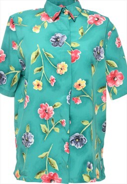 Alfred Dunner Floral Blouse - M