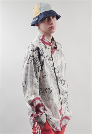 VINTAGE 90'S MOSCHINO GRAPHIC PRINT SHIRT