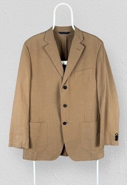 Pedro del Hierro Beige Chore Blazer Jacket  Mens UK 42 EU52