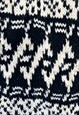 VINTAGE KNITTED JUMPER ABSTRACT PATTERNED KNIT SWEATER