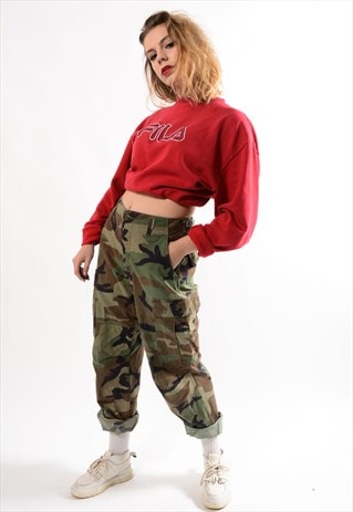 VINTAGE CAMO TROUSERS