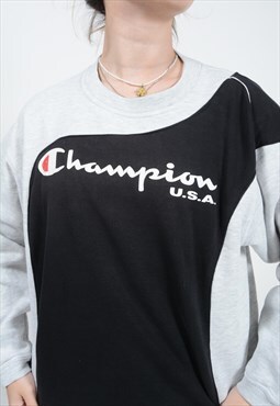 Vintage 90s Champion Sweatshirt Reworked