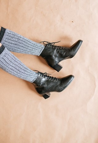 VINTAGE 90S GRUNGE ANKLE BOOTS