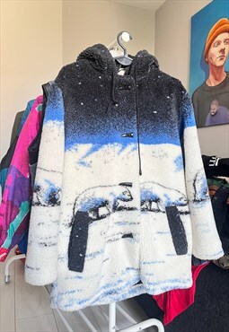 Vintage Fleece Jacket bear 90s