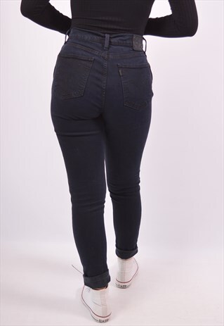 VINTAGE LEVI'S JEANS SLIM NAVY BLUE