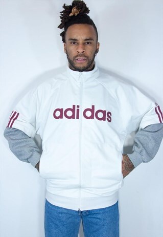 VINTAGE ADIDAS JACKET GREY